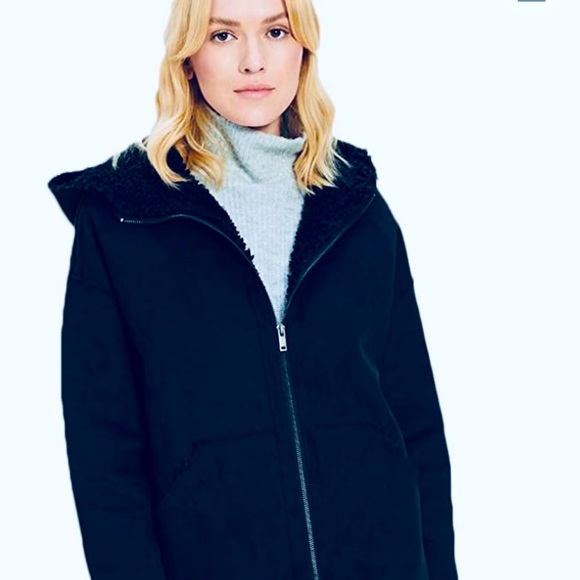 UGG Jackets & Blazers - 🎁❄️UGG Jody Faux-Shearling Hoodie-Jacket, Size M, Black (NWT)